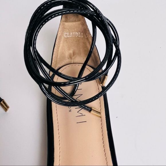 Simmi London Claudia Wrap-Around Ankle PVC sandals - Picture 3 of 7